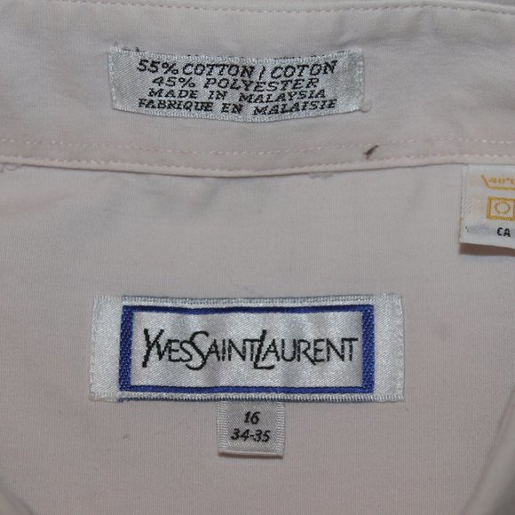 Vintage 80s YSL Shirt + (x2) Silk Scarfs - Picture 4 of 13